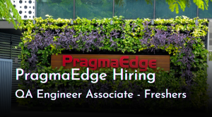 PragmaEdge Careers, Off Campus Drive 2023