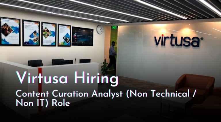 Virtusa Off Campus Drive 2023 Hiring For Content Curation Analyst (Non ...