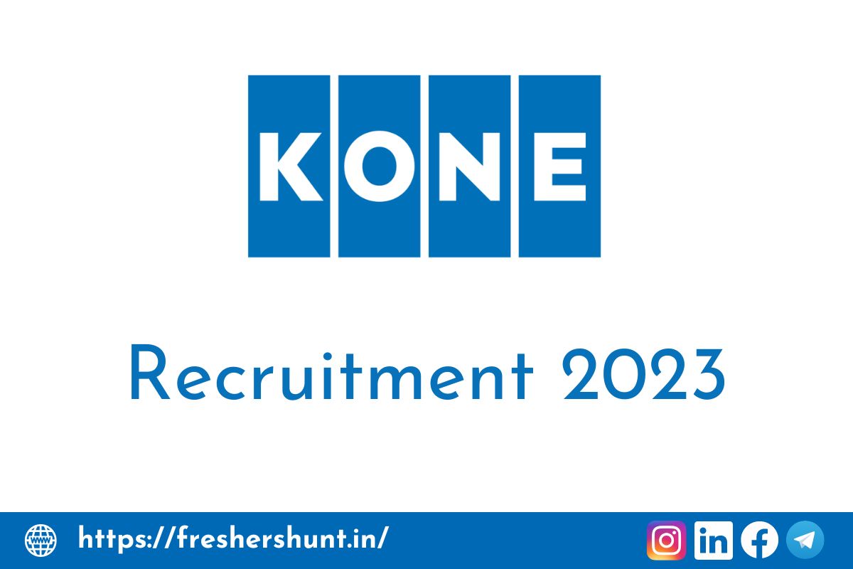 KONE Graduate Engineer Trainee Off Campus Drive 2023 | B.E ...