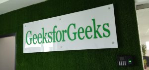 GeeksforGeeks Internship