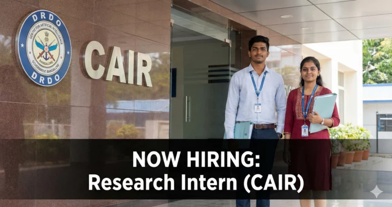 DRDO CAIR Internship