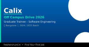 Calix Off Campus Drive 2026