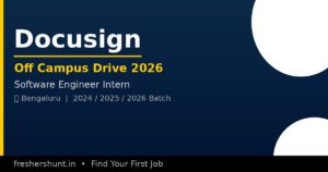 Docusign Off Campus Drive 2026