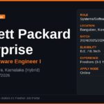HPE Freshers Hiring 2026 | Systems Software Engineer I | Bangalore | Apply Now