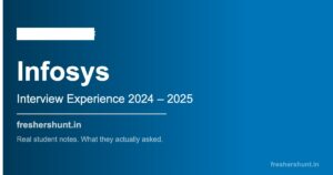 Infosys Interview Experience 1