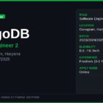 MongoDB Software Engineer 2026 – Gurugram Hybrid | B.Tech Freshers Apply