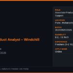 PTC Off Campus Drive 2026 | Associate Product Analyst – Windchill Support | Pune — Apply Now