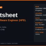 Smartsheet Off Campus Drive 2026 | Associate Software Engineer | Bangalore — Apply Now