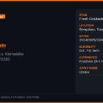 CAI Off Campus Drive 2026 | Fresh Graduate IT Analyst | Bengaluru — Apply Now