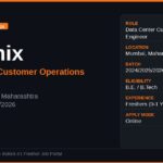 Equinix Freshers Hiring 2026 | Exciting Data Center Customer Operations Engineer Role | Mumbai