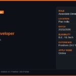 IBM Off Campus Drive 2026 | Associate Developer | Pan India — Apply Now