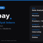 Airpay Data Analyst Internship 2026 | Mumbai — Apply Now