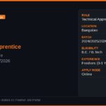 Dell Off Campus Drive 2026 | Technical Apprentice | Bangalore — Apply Now