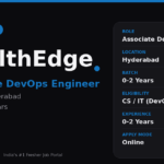 HealthEdge Associate DevOps Engineer 2026 | Hyderabad — Apply Now