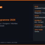 Shell Off Campus Drive 2026 | Graduate Programme | Bangalore, Gurgaon, Mumbai — Apply Now