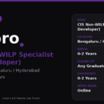 Wipro CIS Non-WILP Specialist 2026 | L1 Developer | Bengaluru / Hyderabad — Apply Now