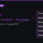 TCS Hyderabad Walk in Drive 2026 | Customer Support – Banking Domain | Gachibowli — Apply Now