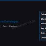 Citi Off Campus Drive 2026 | Fullstack Java Developer, Entry Level | Chennai — Apply Now