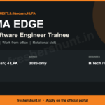 Pragma Edge Graduate Trainee 2026 | 2026 Batch, ₹3.5-4 LPA | Hyderabad