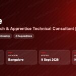 Adobe Apprentice Technical Consultant 2026 | Bangalore — Apply Now