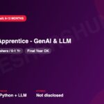 CGI Python AI Apprentice 2026 | Generative AI & LLM | Hyderabad &mdash; Apply Now
