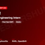 Red Hat Internship 2026 | Software Engineering Intern | Pune & Bangalore &mdash; Apply Now